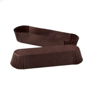 Hartie decorativa eclere, maro, 1000 buc, 10,5*6*2,5 cm