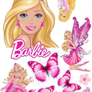 Vafe comestibile, Barbie, nr 6