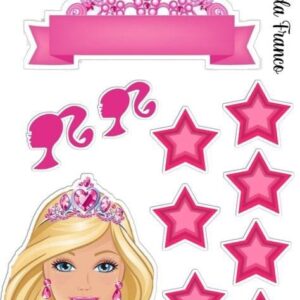 Vafe comestibile, Barbie, nr 4