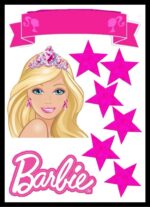 Vafe comestibile, Barbie, nr 3