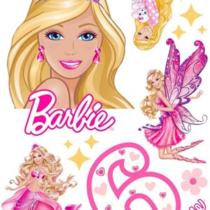 Vafe comestibile, Barbie, nr 2