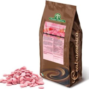 Ciocolata aroma de capsuni, Roz, 1 kg, Centramerica Master Martini