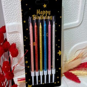 Lumanari decorative, multicolor, 6 buc