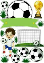 Vafe comestibile, tema fotbal nr 5
