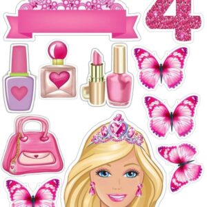 Vafe comestibile, Barbie 4 ani