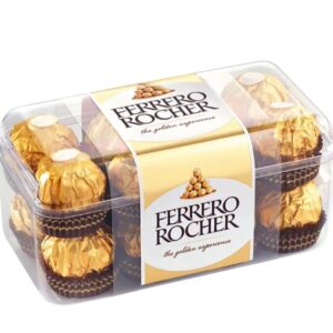 FERRERO Rocher, 16 buc,bomboane nuca-ciocolata