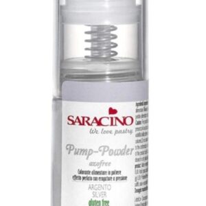 Colorant comestibil SILVER, Saracino 10 gr cu pulverizator