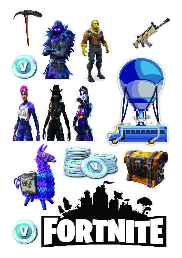 Vafe, Imagini comestibile , Fortnite nr 2