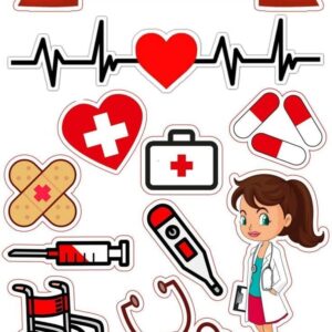Vafe, Imagini comestibile , Tematica medic