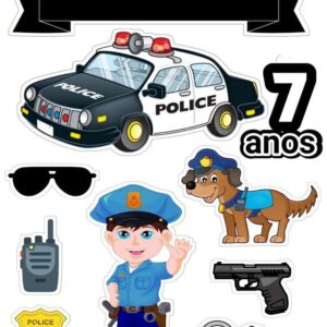 Vafe, Imagini comestibile , Tematica Politist