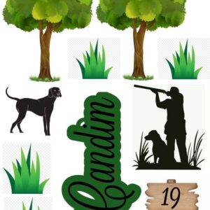 Vafe, Imagini comestibile , Tematica Vanator