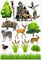Vafe, Imagini comestibile , animale salbatice