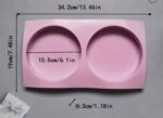 Mulaj insertii , 2 cavitati, 12,5 cm* 2, 5 cm