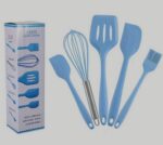 SPATULE SILICON+tel Calitate superioara culoare albastru