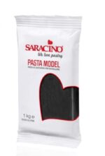 Pasta de zahar pentru acoperire si modelaj,Saracino Premium, Negru, 1 kg