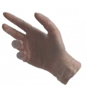 Manusi Nitril nepudrate, transparente, L, 100 buc