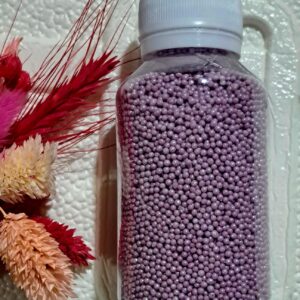 Perle comestibile, Lila 2mm, 85 gr