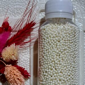 Perle comestibile, alb marunt , 85 gr