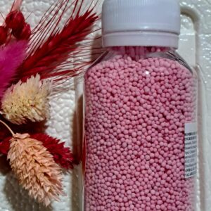 Perle comestibile, roz baby marunt, 85 gr