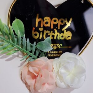 Toper Happy Birthday , inima neagra, nr 6