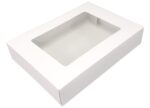 Cutie  ALB, cu fereastra transparenta,*35*25*6 cm