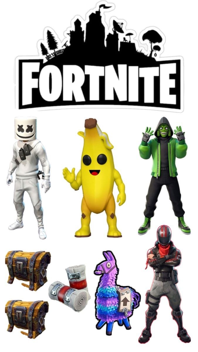 Vafe, Imagini comestibile , Fortnite nr 10