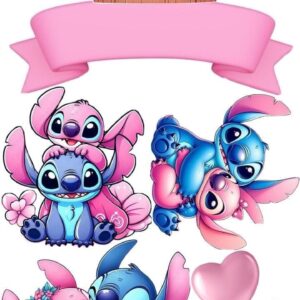 Vafe comestibile, Stich roz, nr 40