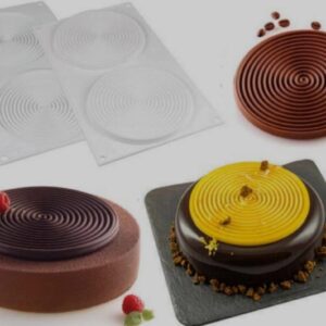 Mulaj insertie, decor tort, 12 cm* 1 cm, 2 cavitati,nr 2
