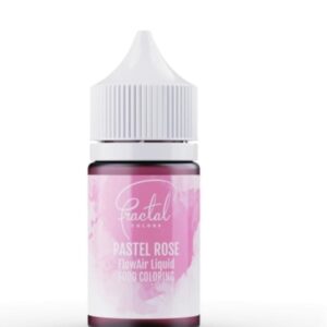 Colorant alimentar lichid pt aerograf, ciocolata, pasta de zahar, Pink/Roz Deschis- 30 g - Fractal