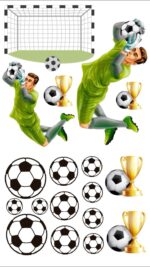 Vafe comestibile, tema fotbal
