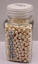 Perle comestibile, ALB, 4 mm, 100 gr, R