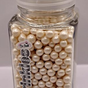 Perle comestibile, ALB, 4 mm, 100 gr, R