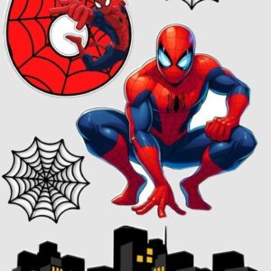 Vafe comestibile, Spiderman, 6 ani