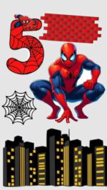 Vafe comestibile, Spiderman, 5 ani