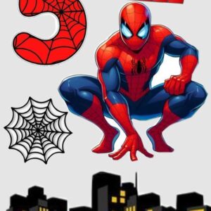 Vafe comestibile, Spiderman, 5 ani