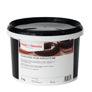 Glazura flexibila Souplesse, 3 kg, ciocolata amaruie/neagra, Dark, Dawn