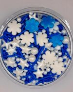 Perle comestibile, Albasatru, alb, stea, floare, 50 gr