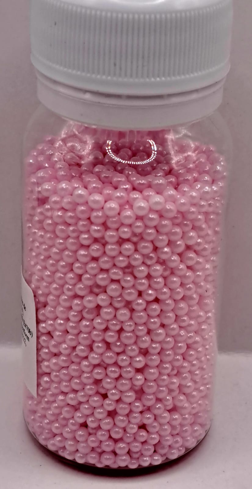 Perle comestibile, Roz deschis, 2 mm, 40 gr
