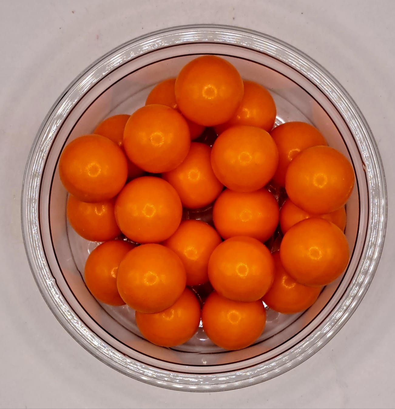 Perle comestibile, portocaliu 14 mm, 50 gr