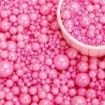 Perle comestibile, Mix Roz fucsia, 90 gr