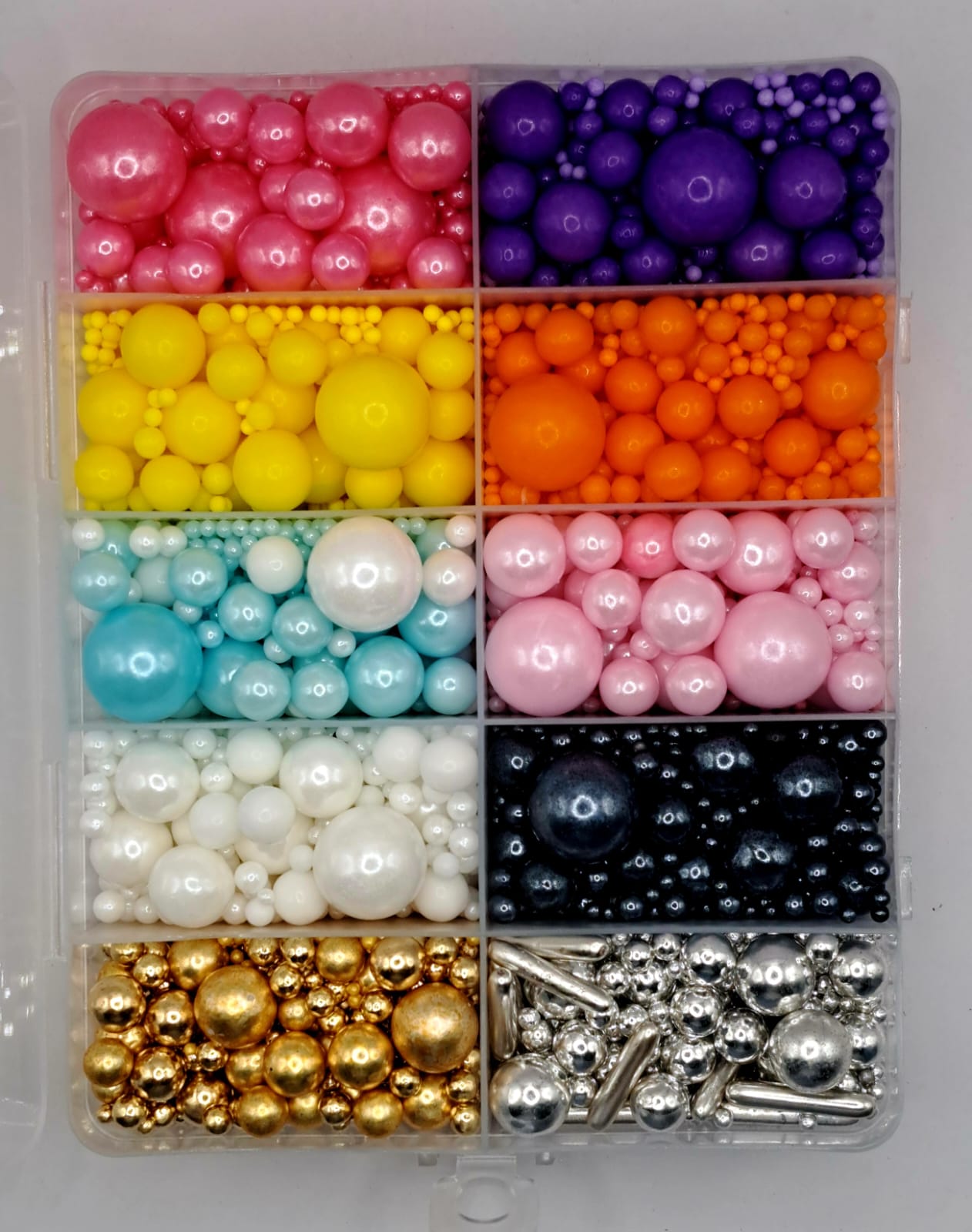 Perle comestibile, 10 mix, 310 gr totala
