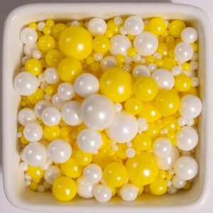 Perle comestibile, ALB-GALBEN, Mix, 40 GR