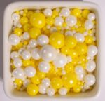Perle comestibile, Alb-Galben,90 gr