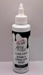 Cake drip, glazura temperata, 120 gr, Negru