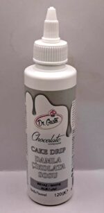 Cake drip, glazura temperata, 120 gr, Alb