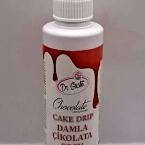 Cake drip, glazura temperata, 120 gr, Rosu