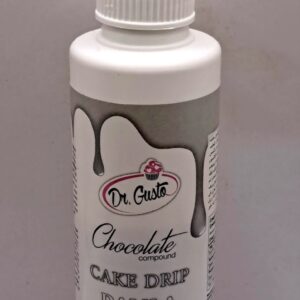 Cake drip, glazura temperata, 120 gr, Alb