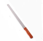 Cutit inox pentru patiserie, lama ZIMTI marunti, folosit pentru BLATURI, PAINE, PRAJITURI,30 cm lama