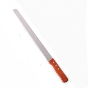 Cutit inox pentru patiserie, lama ZIMTI marunti, folosit pentru BLATURI, PAINE, PRAJITURI,30 cm lama