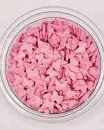 Perle comestibile, fluturi roz, confeti, 20 gr